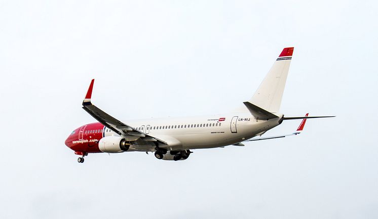 Norwegian's 737-800 aircraft LN-NIJ