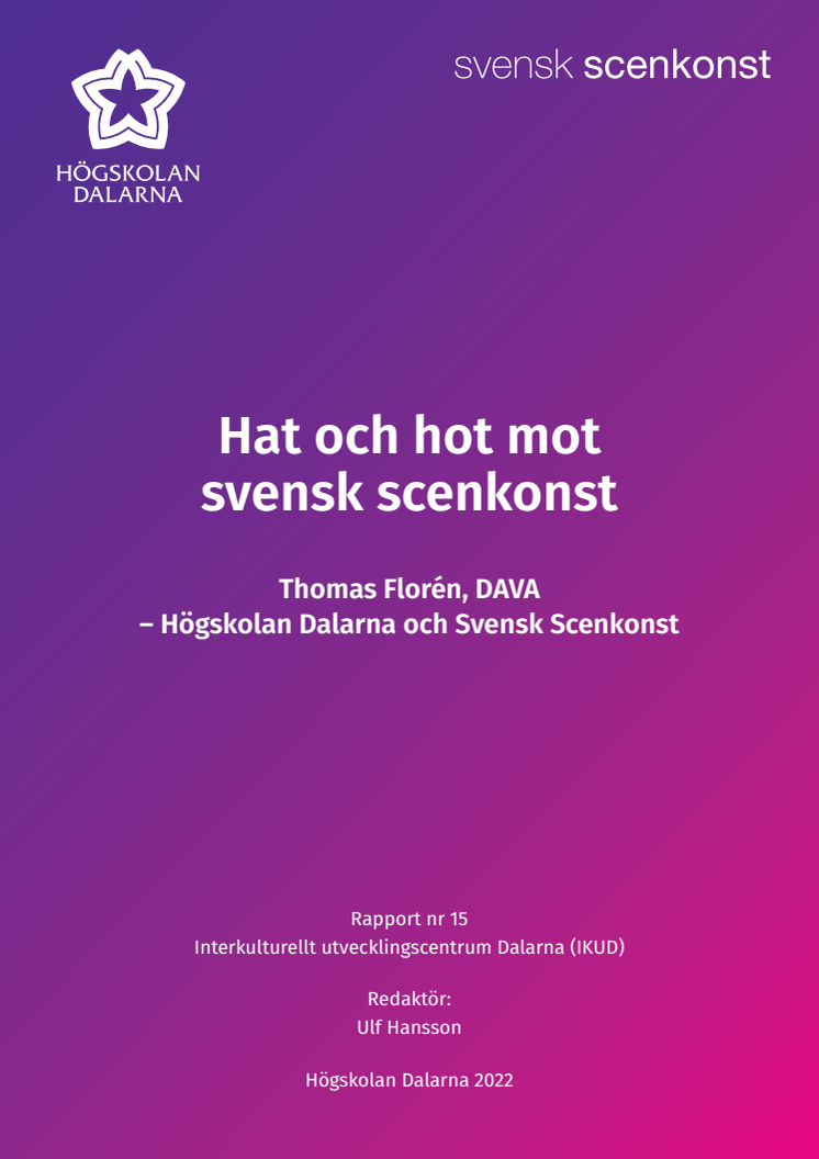 Hat och hot mot scenkonsten