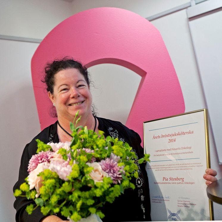 Pia Stenberg är Årets Bröstsjuksköterska