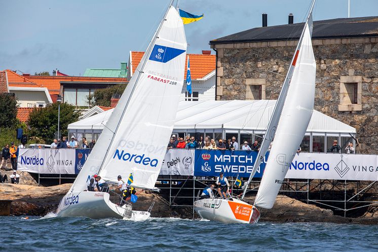 Segling inför publiken på Marstrand