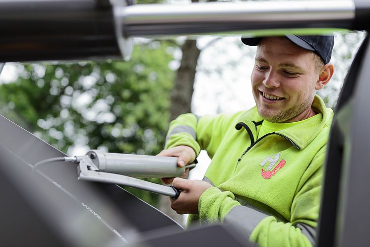 Elias Joelsson - maskinförare hos Grävfirma Anders Jansson