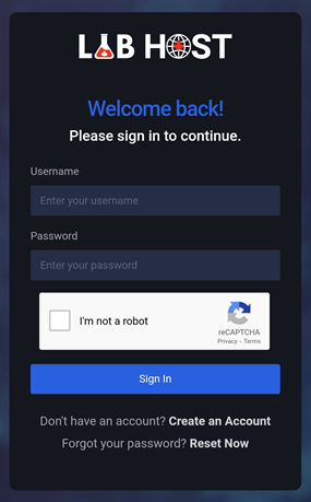 LabHost Mobile Homepage.png