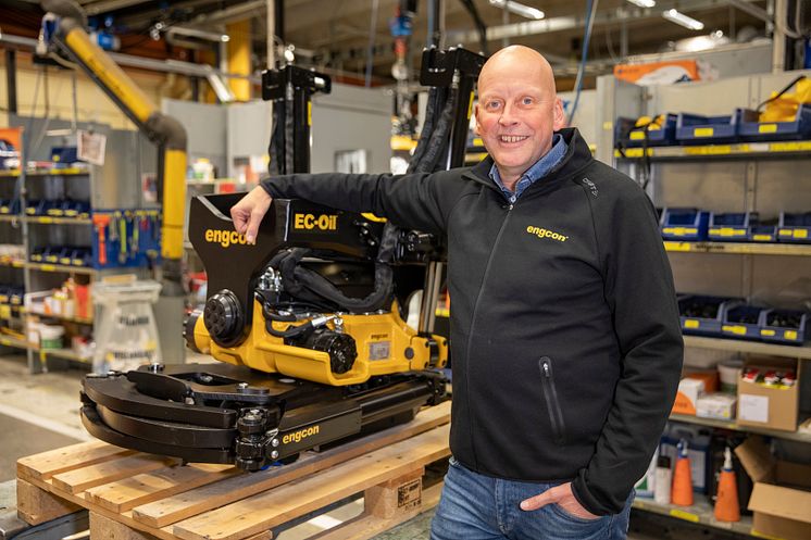 Krister Blomgren, administrerende direktør for Engcon Group