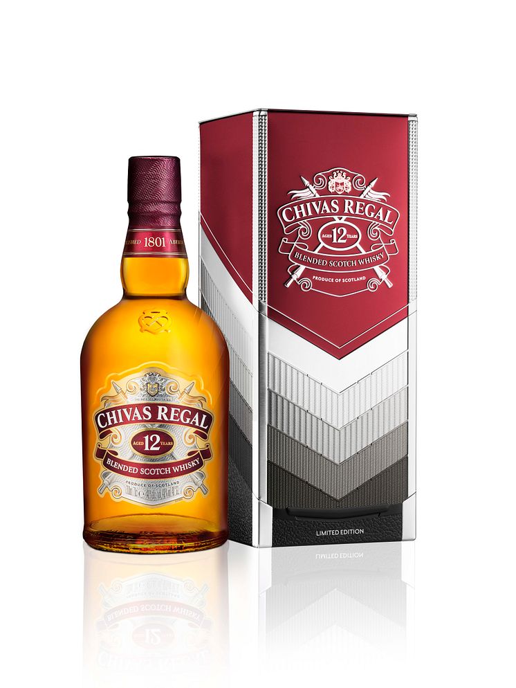 Chivas 12 YO 75cl with Tin