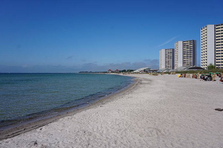 Südstrand im Sommer