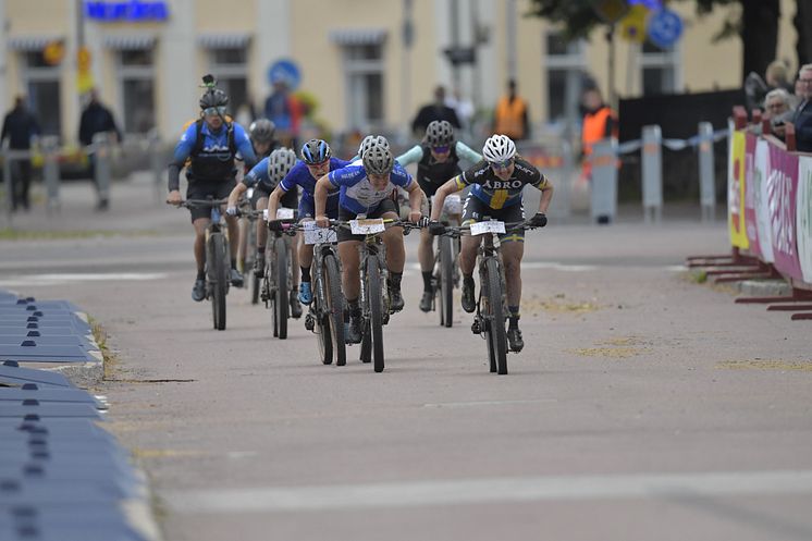 Cykelvasan 90 Elit 2021 damklassens spurt