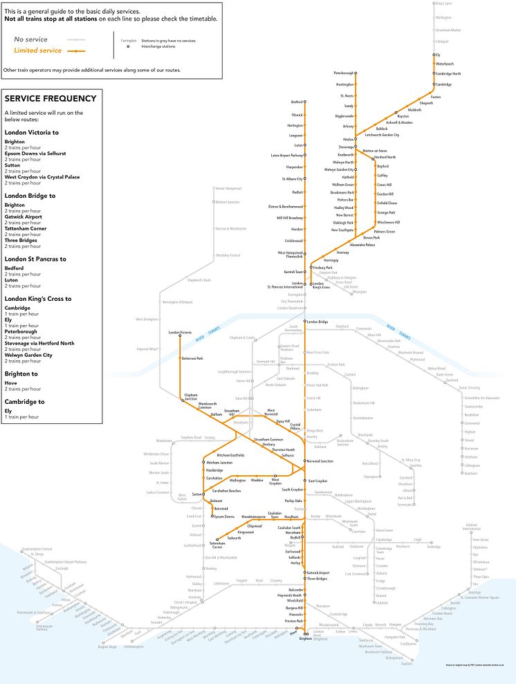 27 July strike day service map