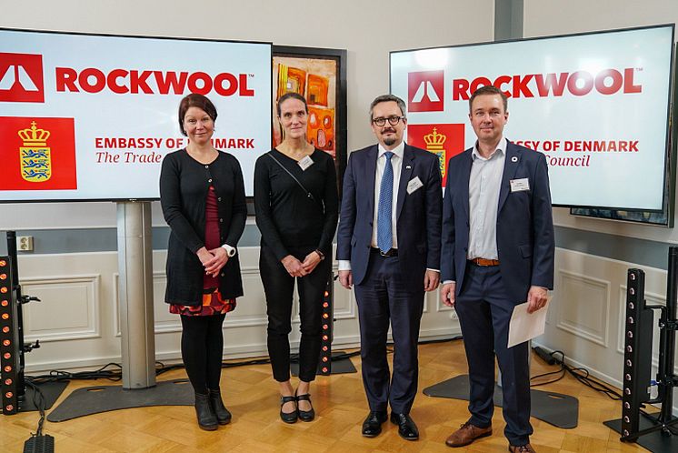 ROCKWOOL tilaisuus Tanskan suurlähettilään residenssissä 19.10.2021 