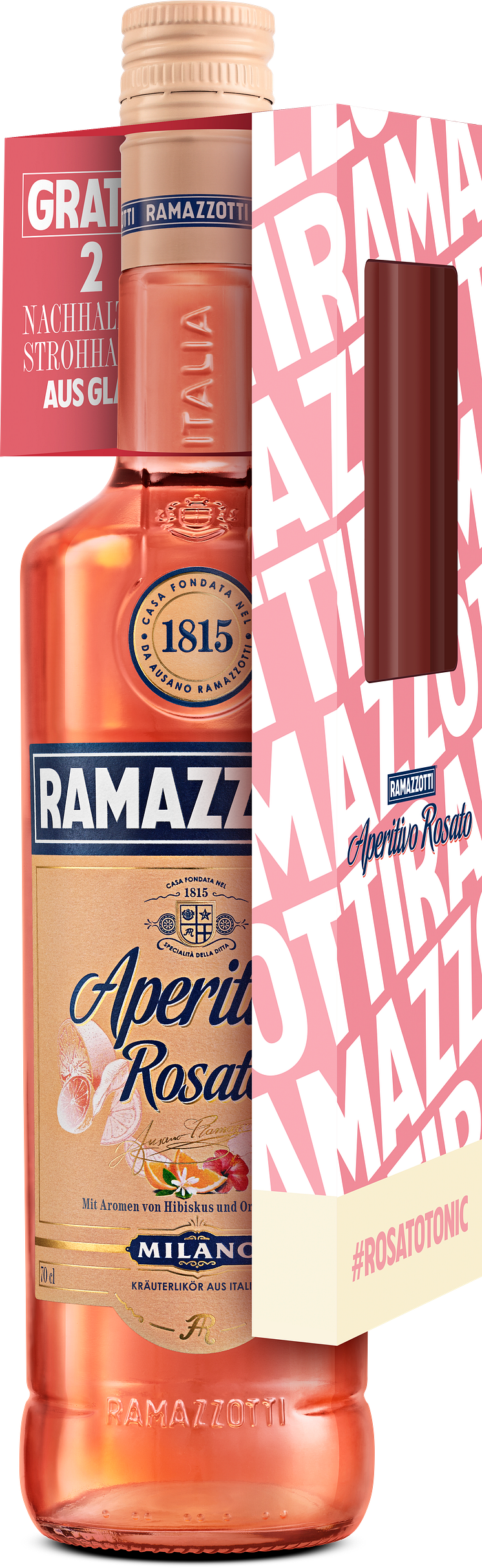 Ramazzotti Rosato_Strohhalme