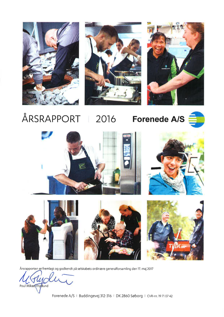 Forenede koncernen - Årsrapport 2016