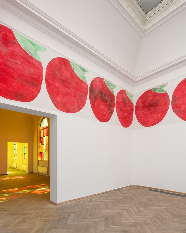 Alexander Tovborg, The Apple I, 2023. Church Windows (nature), 2023. 