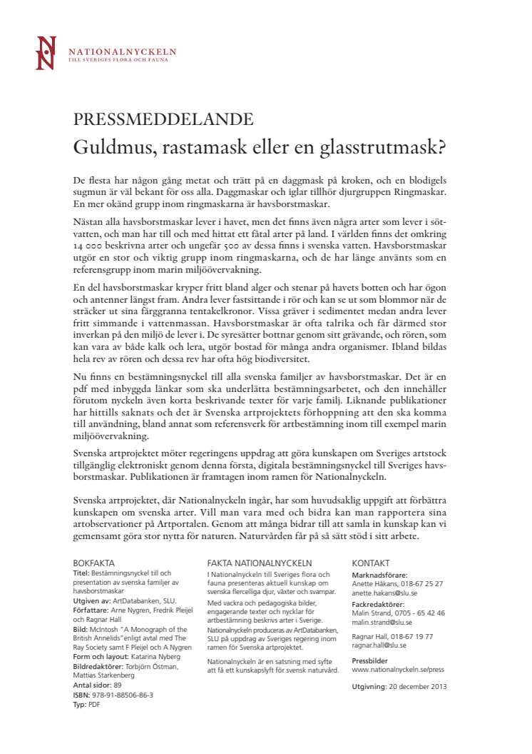 Guldmus, rastamask eller en glasstrutmask?