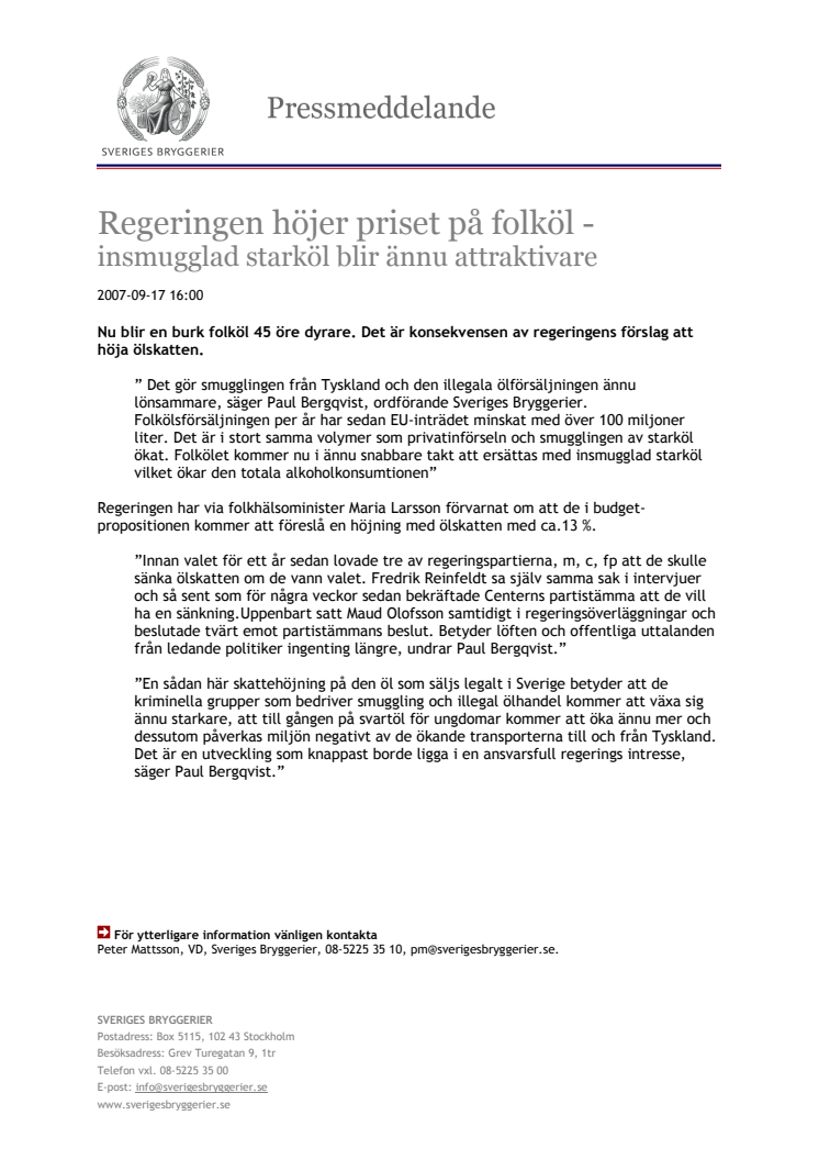 Regeringen höjer priset på folköl - insmugglad starköl blir ännu attraktivare