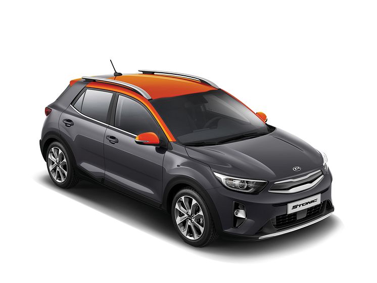 Kia Stonic Grey Orange