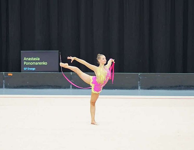 SM-vinnaren i rytmisk gymnastik, Anastasia Ponomarenko, Gymnastikföreningen Energo