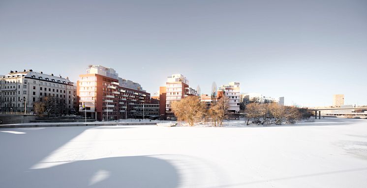 Nya bostäder idéskiss modifiering av TN-huset