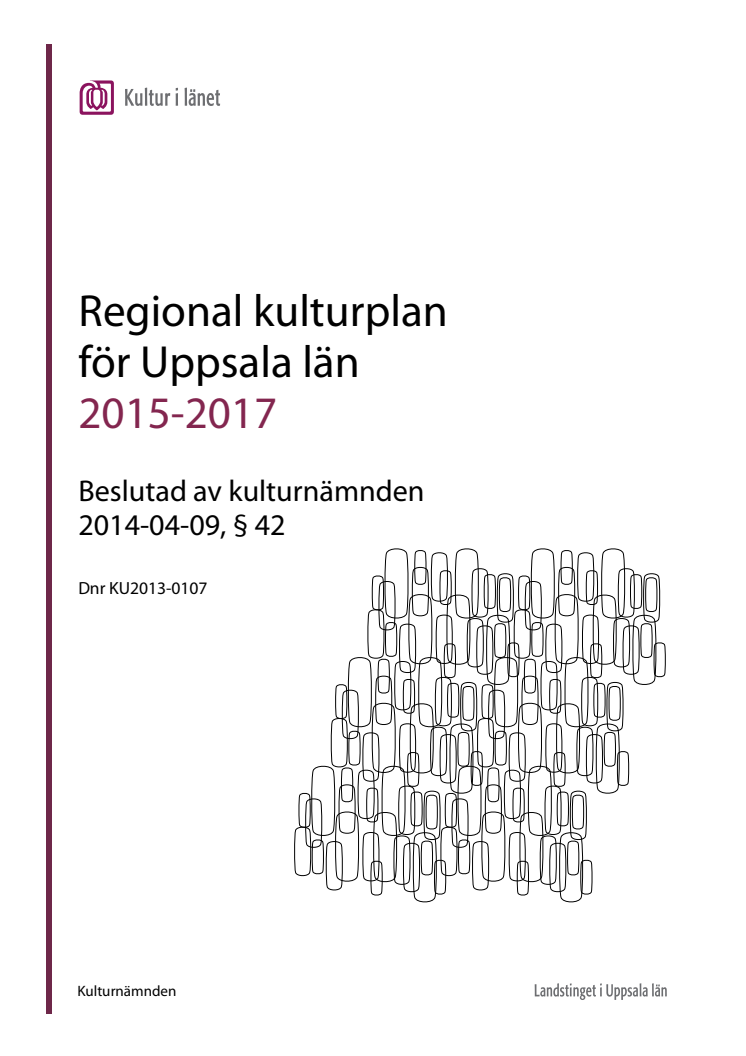 Regional kulturplan Uppsala län 2015-2017