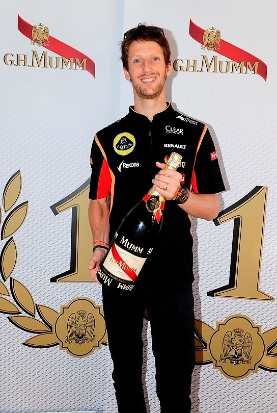  Romain Grosjean og G.H.Mumm innleder samarbeid 