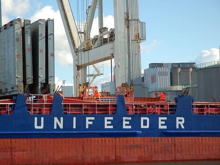 Unifeeder ökar i Helsingborg Hamn