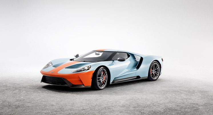 Ny Ford GT Gulf Oil lakering