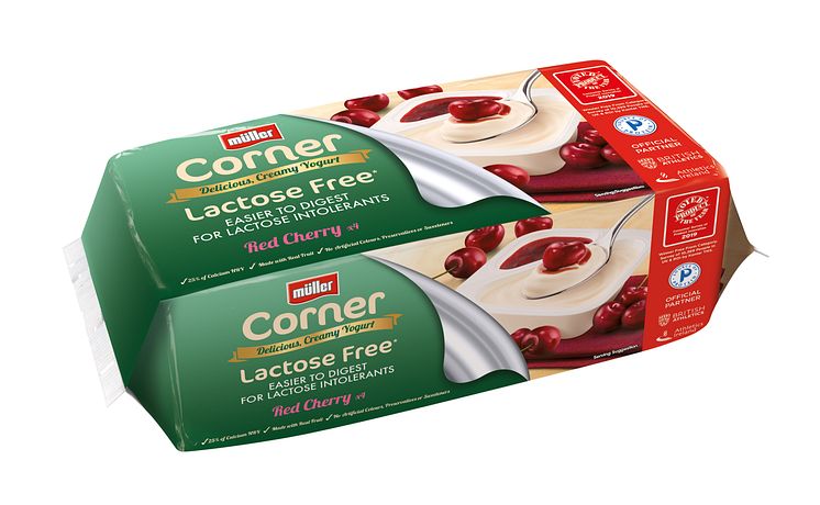 Müller Corner Lactose Free Red Cherry