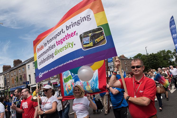 Go North East takes Pride in backing northern LGBT festival