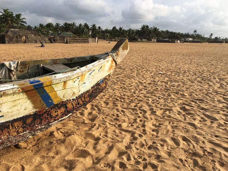 Båt på strand