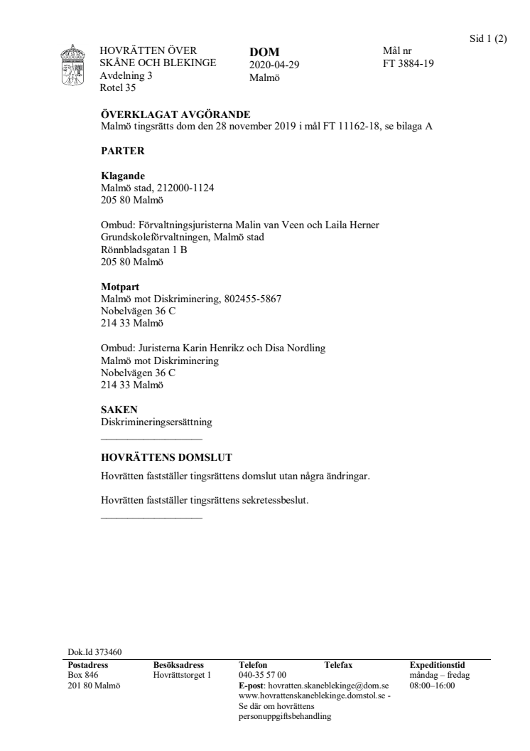 Skåne HR FT 3884-19 Dom 2020-04-29.pdf.pdf