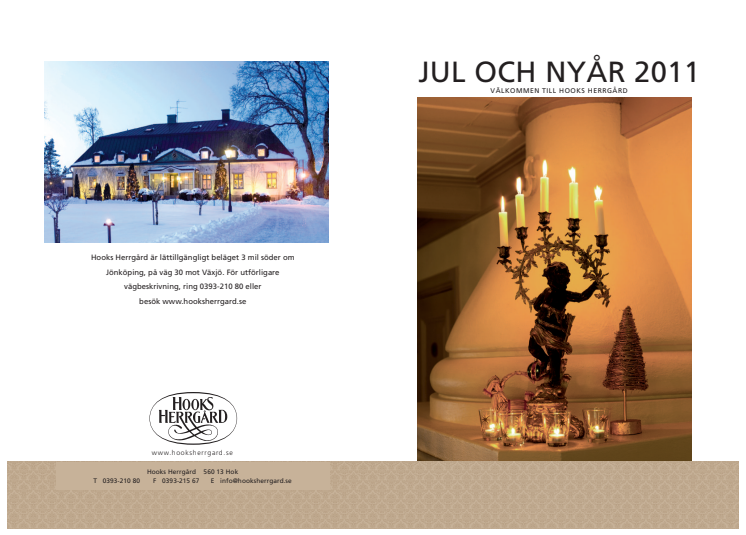 Julfirande i herrgårdsmiljö