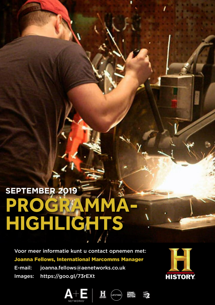 HISTORY Programma- Highlights September 2019