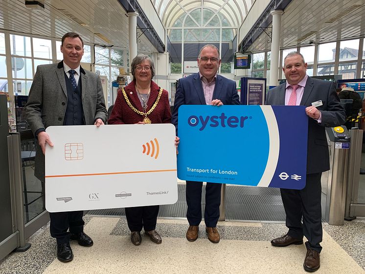 Contactless and Oyster comes to Hertford North