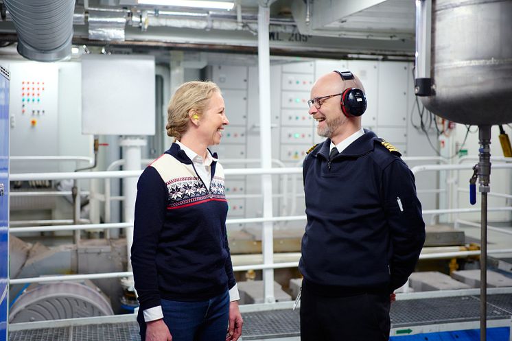 Hedda Felin på MS Richard With