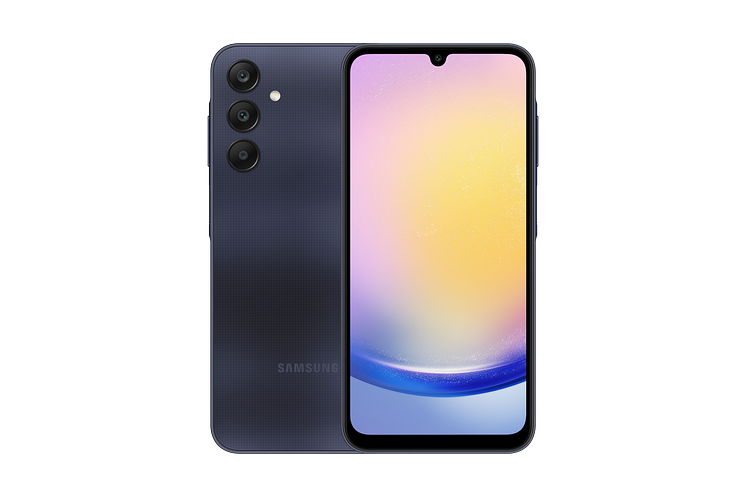SM-A256B_Galaxy A25 5G_Blue Black_Front