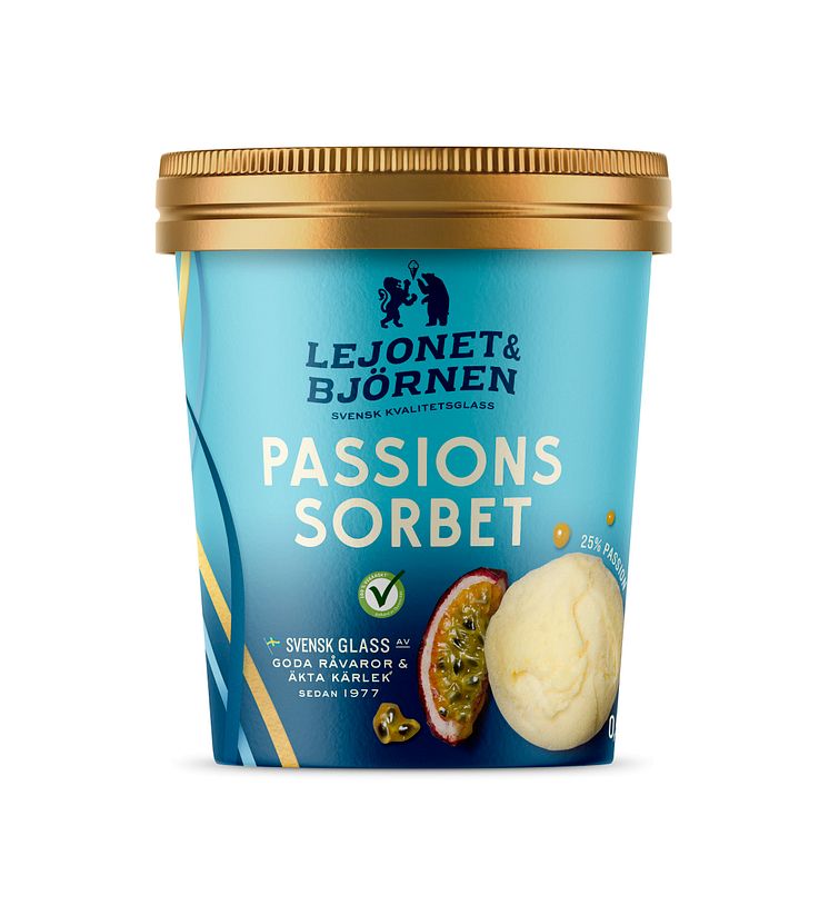 Passion sorbet Lejonet&Björnen