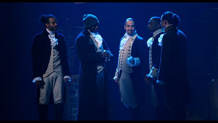 Daveed Diggs, Okieriete Onaodowan, Lin-Manuel Miranda, Leslie Odom Jr and Anthony Ramos in Hamilton.jpeg