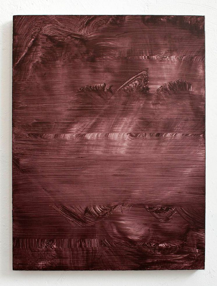 Jacob Ojanen, Untitled, Acrylic on canvas, 60x45 cm, 2019