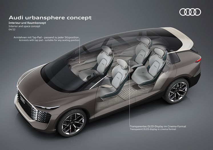 Audi urbansphere concept - illustration