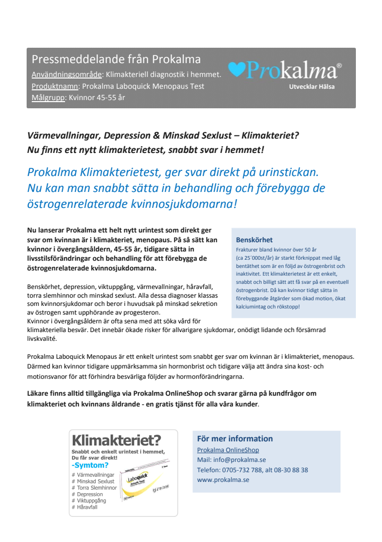 Klimakterietest
