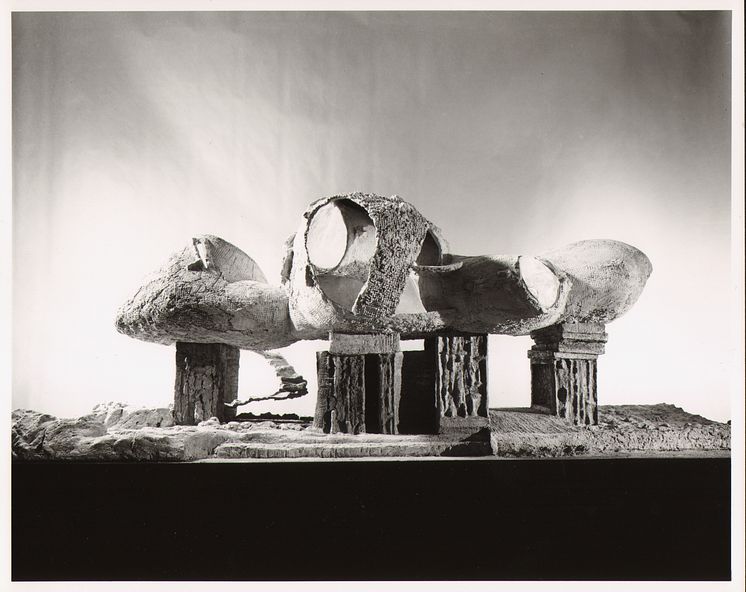 Frederick Kiesler, modell Endless House, översiktsbild, New York 1959 © 2014 Austrian Frederick and Lillian Kiesler Private Foundation, Vienna