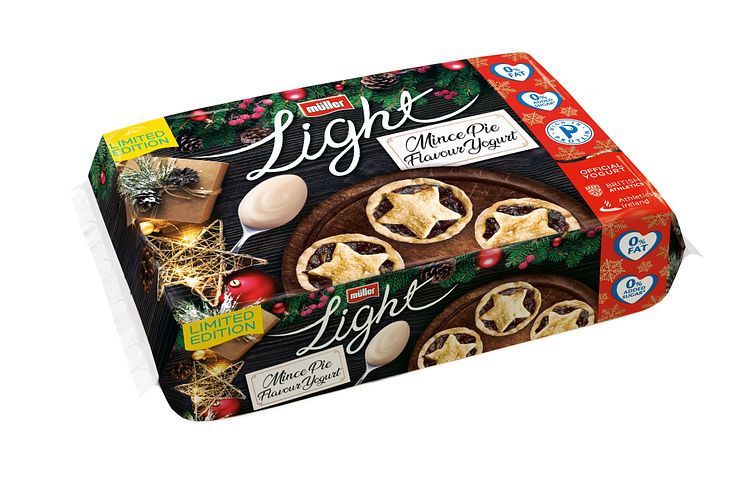 Müllerlight Mince Pie Flavour Yogurt