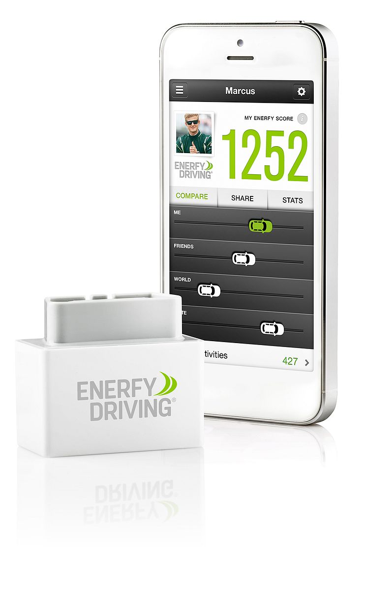 Enerfy Driving device & iPhone
