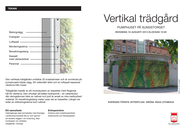 Vertikal trädgård Helsingborg