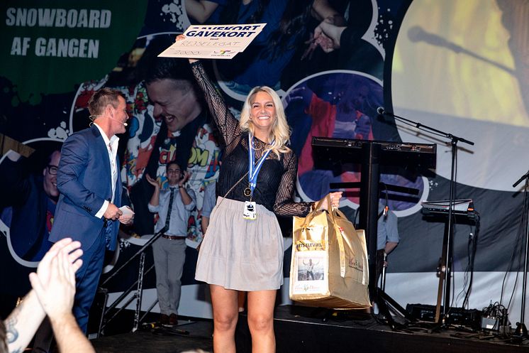 Prisen som Årets Elev gik til Henriette Bak Østergaard, der er udlært i JYSK-butikken i Gentofte.
