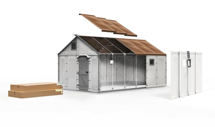 Nominerad Design S 2014, Arkitektur: Refugee Housing Unit