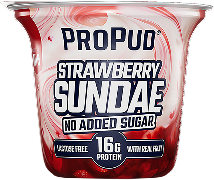 Packshot Strawberry Sundae