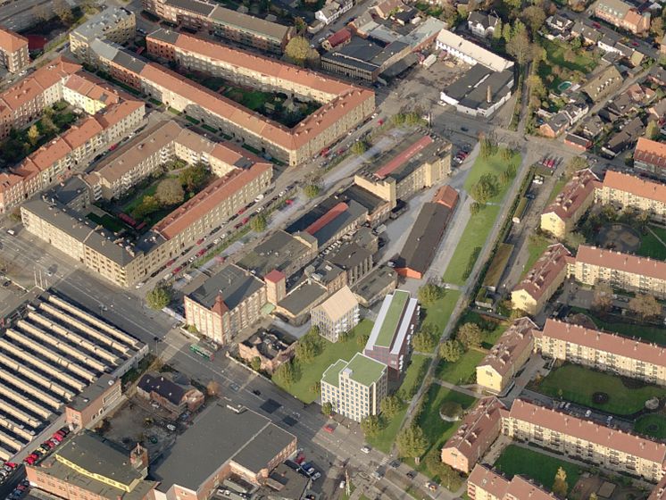 Kv Fredriksborg. Illustration: OpenStudio arkitekter