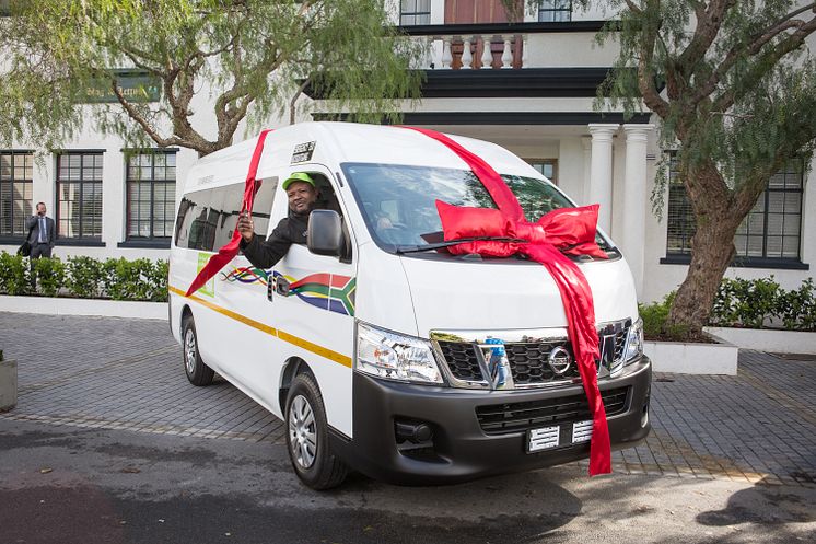 Discovery Childsafe SA Safe Travel to School programme Best Driver Winner; Mr Linda Mpani
