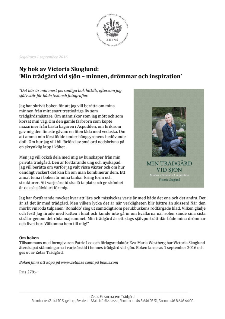 Ny bok av Victoria Skoglund!  