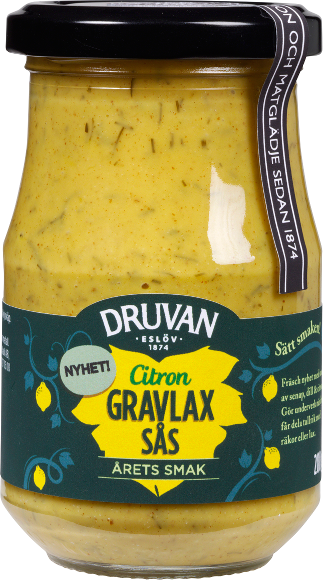 Druvan Gravlaxsås Citron