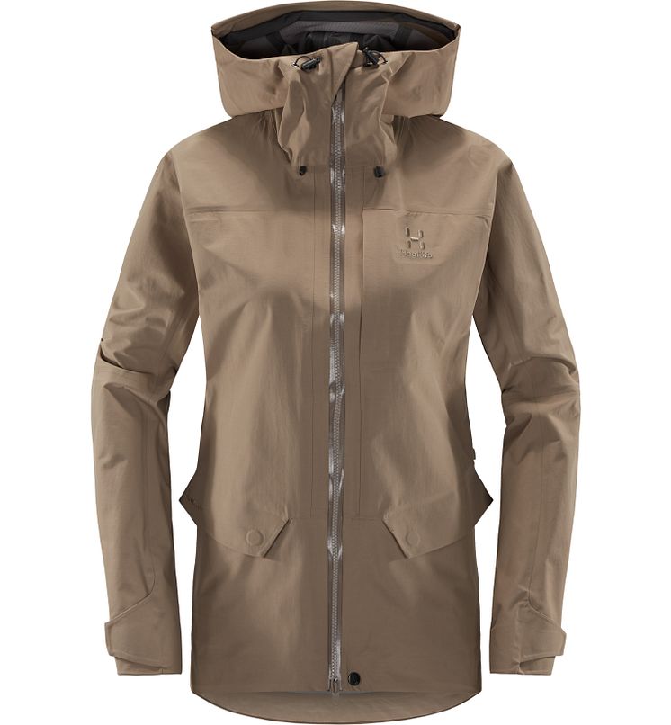 SS19_GRYM EVO JACKET WOMEN_FRONT_dune